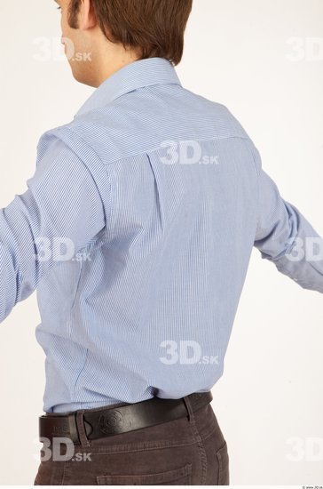 Upper Body Man Casual Shirt Slim Studio photo references