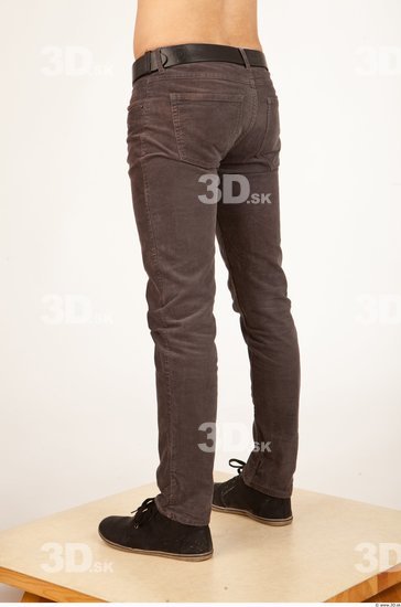 Leg Man Casual Trousers Slim Studio photo references