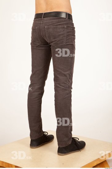 Leg Man Casual Trousers Slim Studio photo references