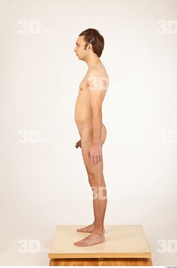 Whole Body Man Animation references Nude Slim Studio photo references