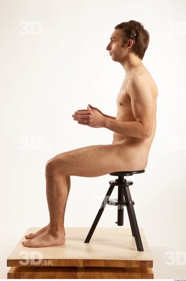 Whole Body Man Artistic poses White Nude Slim