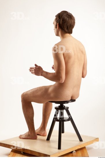 Whole Body Man Artistic poses White Nude Slim