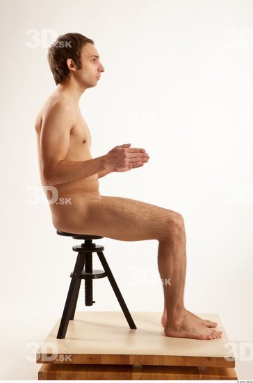 Whole Body Man Artistic poses White Nude Slim