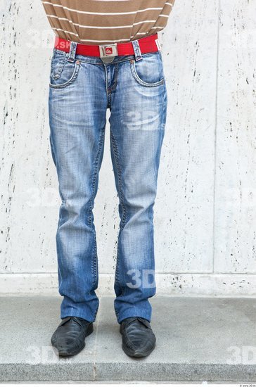 Leg Man White Casual Jeans Average