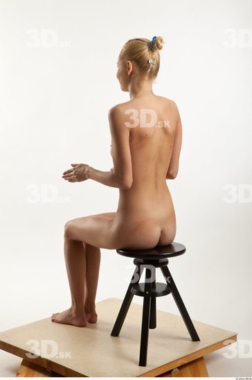 Whole Body Woman Artistic poses White Nude Slim