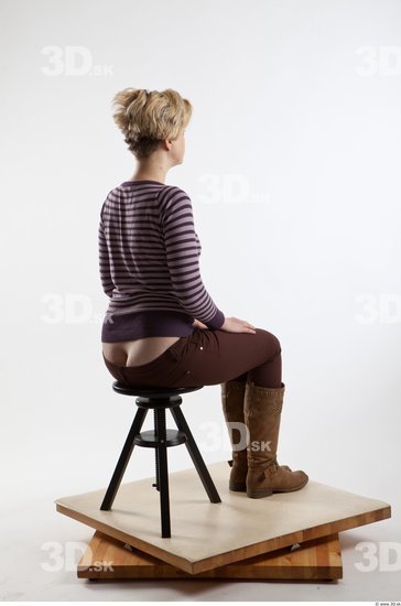 Whole Body Woman Artistic poses Casual Average Studio photo references