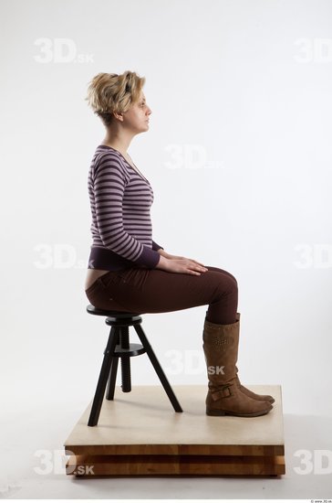 Whole Body Woman Artistic poses Casual Average Studio photo references