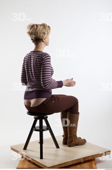 Whole Body Woman Artistic poses Casual Average Studio photo references