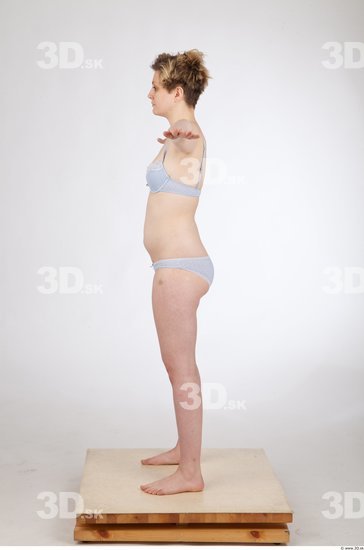 Whole Body Woman T poses Underwear Average Studio photo references