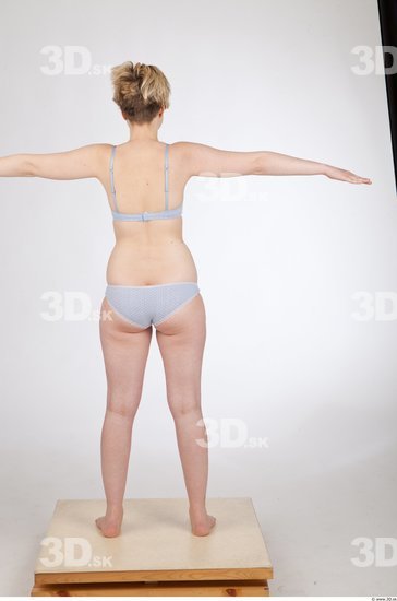 Whole Body Woman T poses Underwear Average Studio photo references