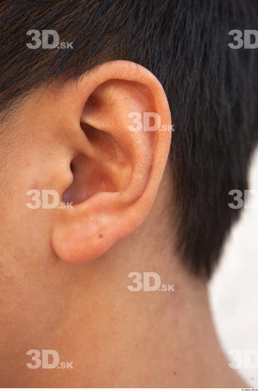 Ear Man Asian Average Street photo references