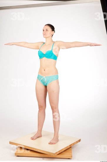 Whole Body T poses Underwear Average Studio photo references