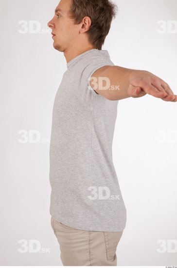 Upper Body Man Casual Sweater Athletic Studio photo references