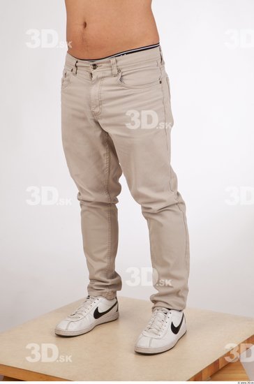 Leg Man Casual Trousers Athletic Studio photo references