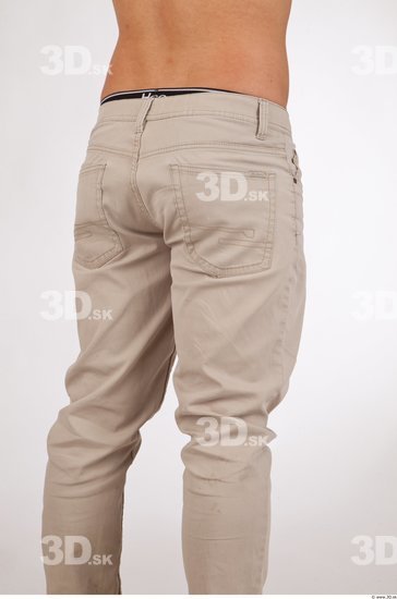 Thigh Man Casual Trousers Athletic Studio photo references