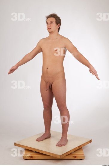 Whole Body Man Animation references Nude Athletic Studio photo references