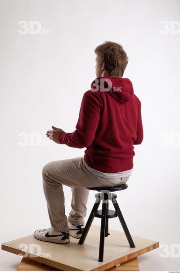 Whole Body Man Artistic poses White Casual Athletic