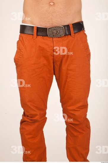 Thigh Whole Body Man Casual Trousers Athletic Studio photo references