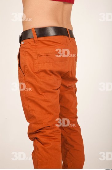 Thigh Whole Body Man Casual Trousers Athletic Studio photo references