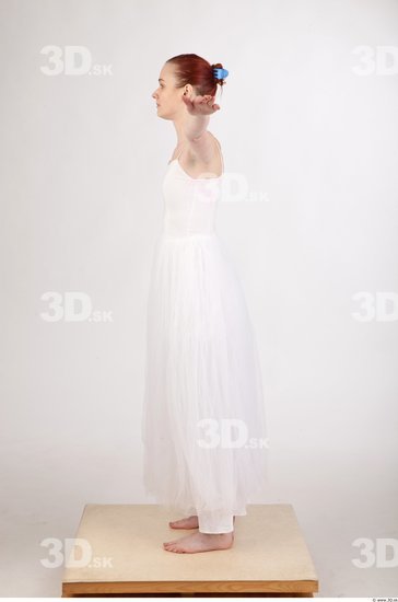 Whole Body T poses Casual Dress Studio photo references