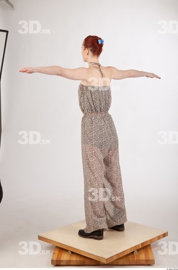 Whole Body T poses Casual Dress Studio photo references