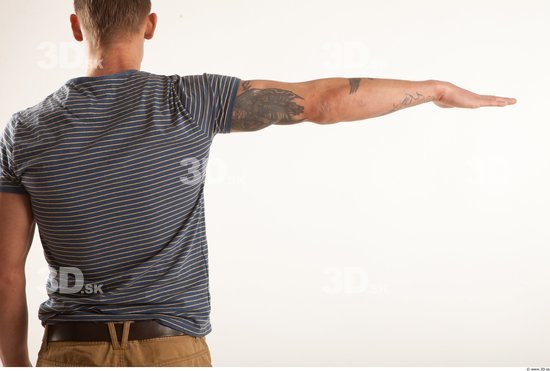 Arm Man Animation references White Casual T shirt Athletic