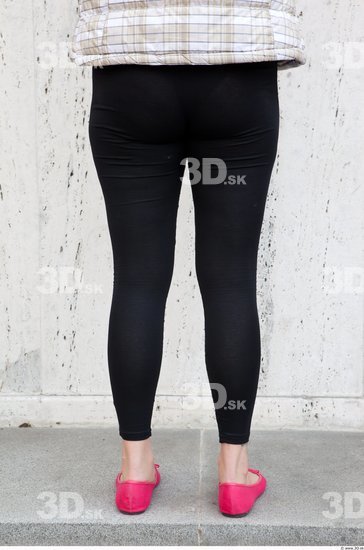 Leg Woman Casual Average Leggings Street photo references