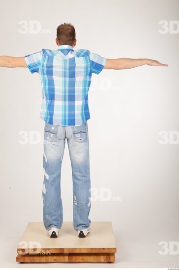 Whole Body Man T poses Casual Average Studio photo references