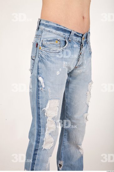 Thigh Man Casual Jeans Average Studio photo references