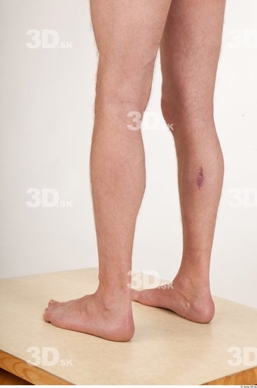 Calf Man Nude Average Studio photo references