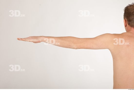 Arm Man Nude Average Studio photo references