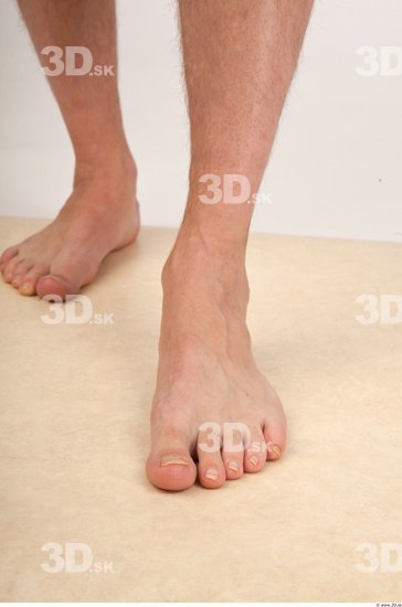 Foot Man Nude Average Studio photo references