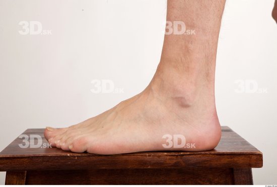 Foot Man Nude Average Studio photo references