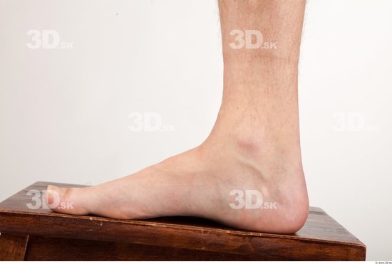 Foot Man Nude Average Studio photo references