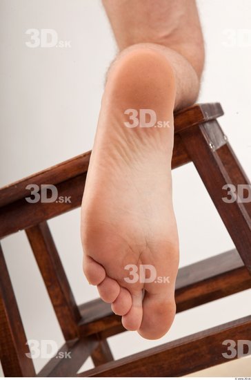 Foot Man Nude Average Studio photo references