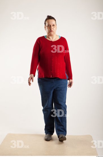 Whole Body Woman Animation references White Casual Overweight