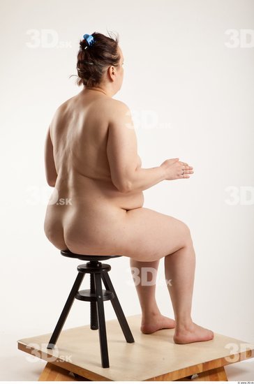 Whole Body Woman Artistic poses White Nude Overweight