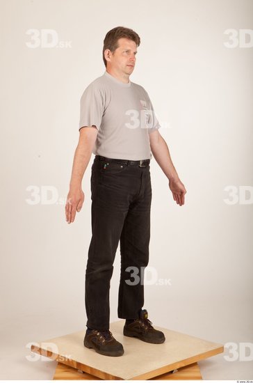 Whole Body Man Animation references Casual Average Studio photo references