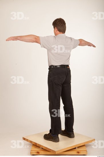 Whole Body Man Animation references T poses Casual Average Studio photo references