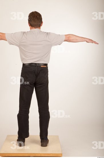 Whole Body Man Animation references T poses Casual Average Studio photo references