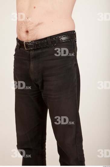 Thigh Man Casual Trousers Average Studio photo references