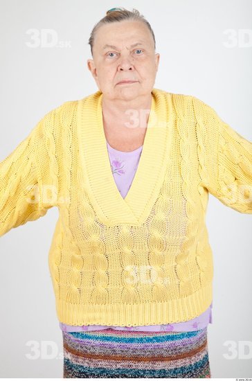 Upper Body Casual Sweater Overweight Studio photo references