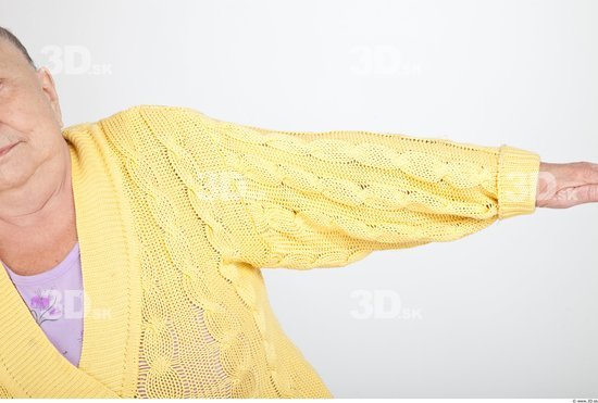 Arm Casual Sweater Overweight Studio photo references