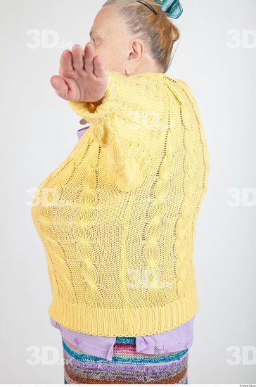 Upper Body Casual Sweater Overweight Studio photo references