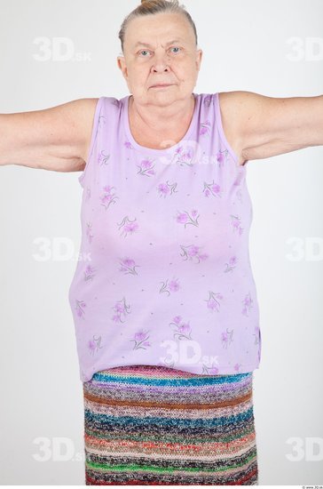 Upper Body Casual Overweight Top Studio photo references
