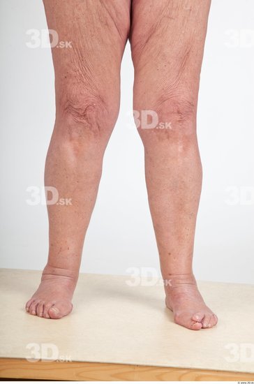 Calf Nude Overweight Studio photo references