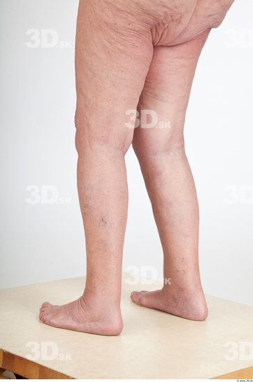 Calf Nude Overweight Studio photo references