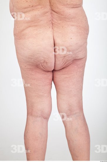 Thigh Nude Overweight Wrinkles Studio photo references