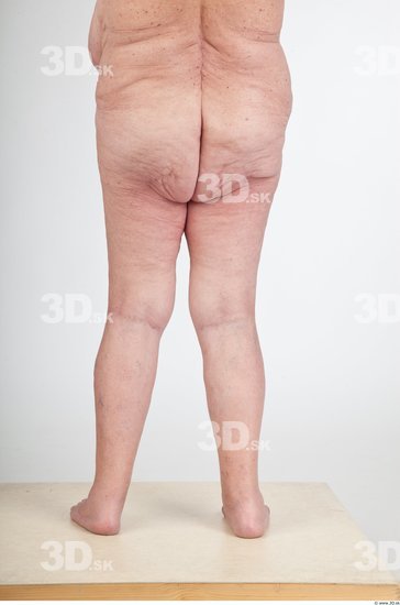 Leg Nude Overweight Wrinkles Studio photo references