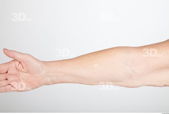 Forearm Nude Overweight Wrinkles Studio photo references